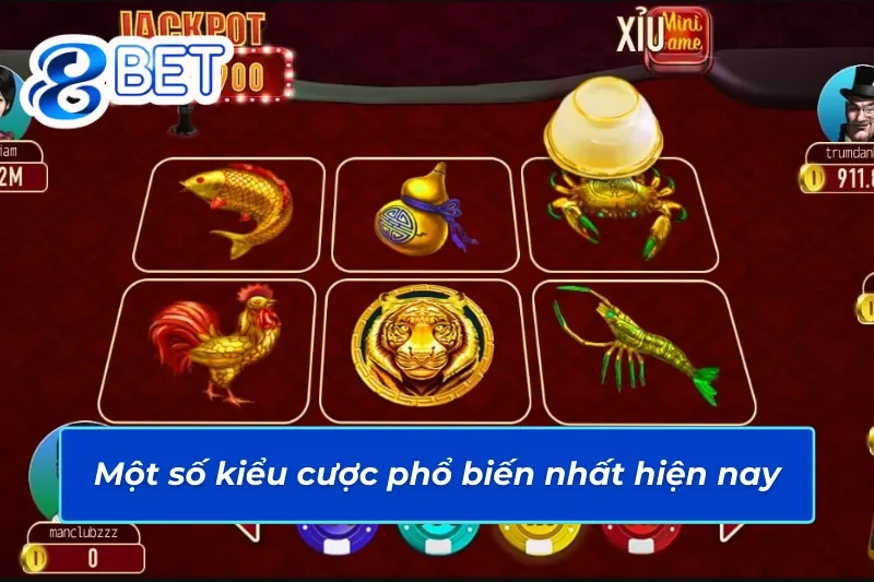 Những cửa cược trong bầu cua 88Bet