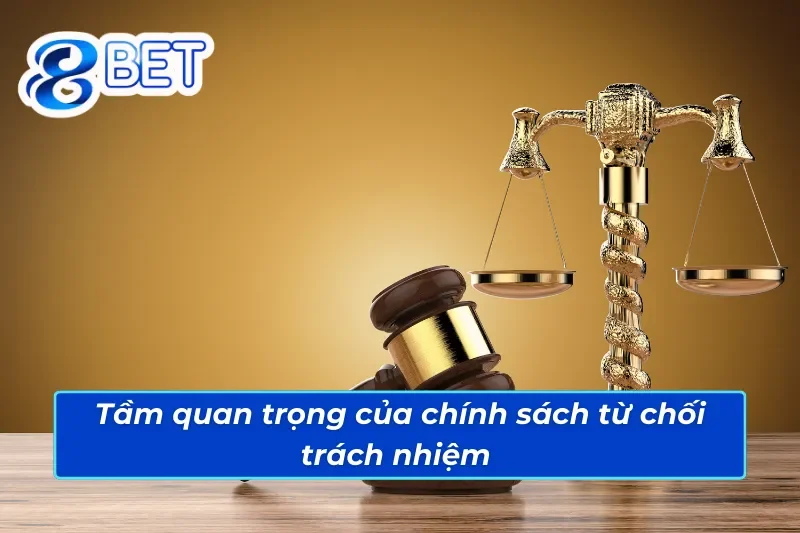 Tầm quan trọng của chính sách từ chối trách nhiệm